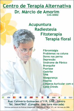 CENTRO DE TERAPIA ALTERNATIVA-Dr.marcio de Amorim